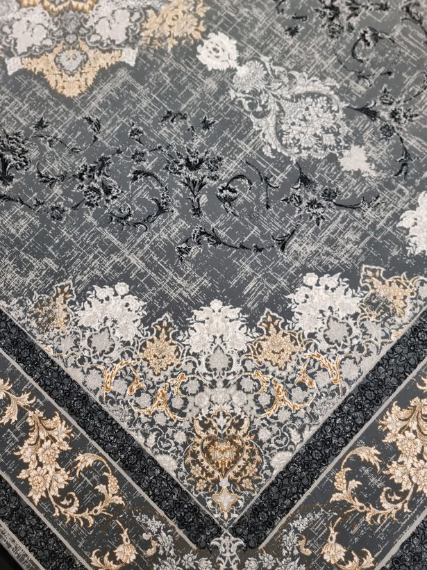 فرش ۷۰۰ شانه سایمان دلفینی - گالری فرش ترنج اصفهان